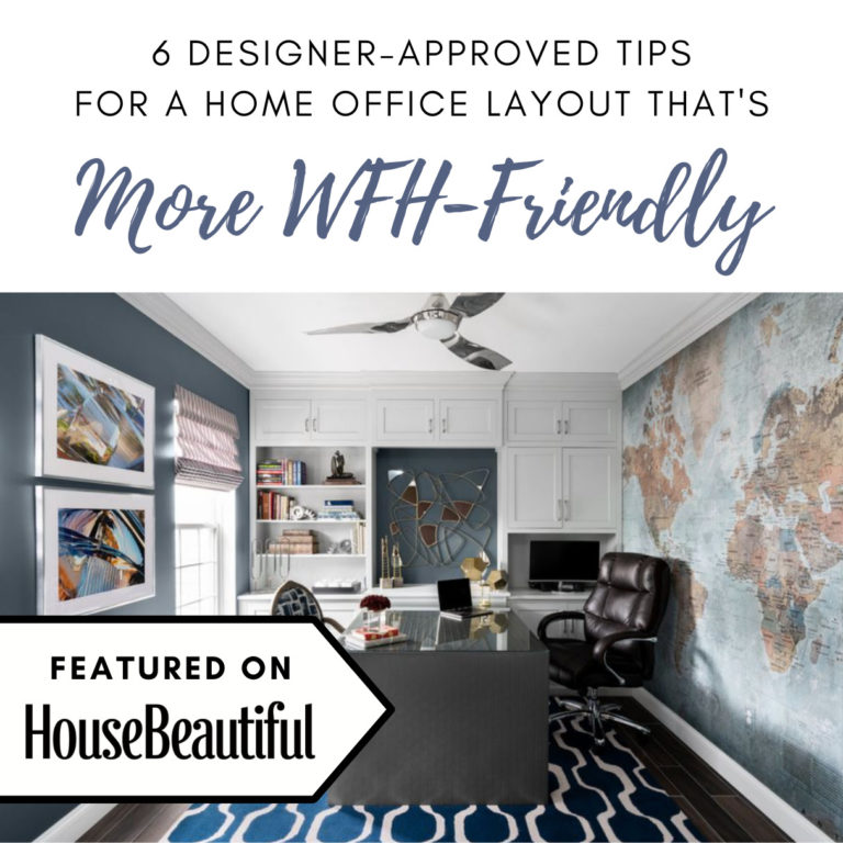 How to make WFH friendly home office - featured on House Beautiful
