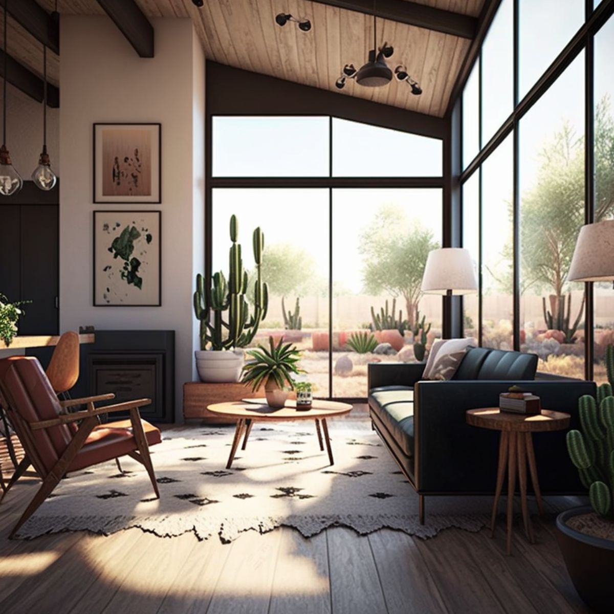 California Modern Living Room Example