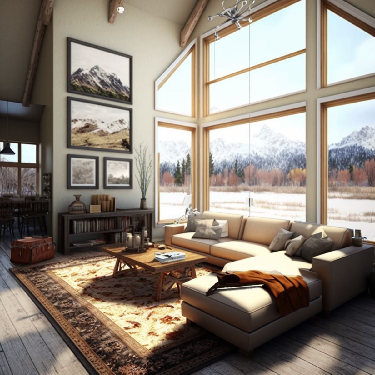 Northwest style living room style