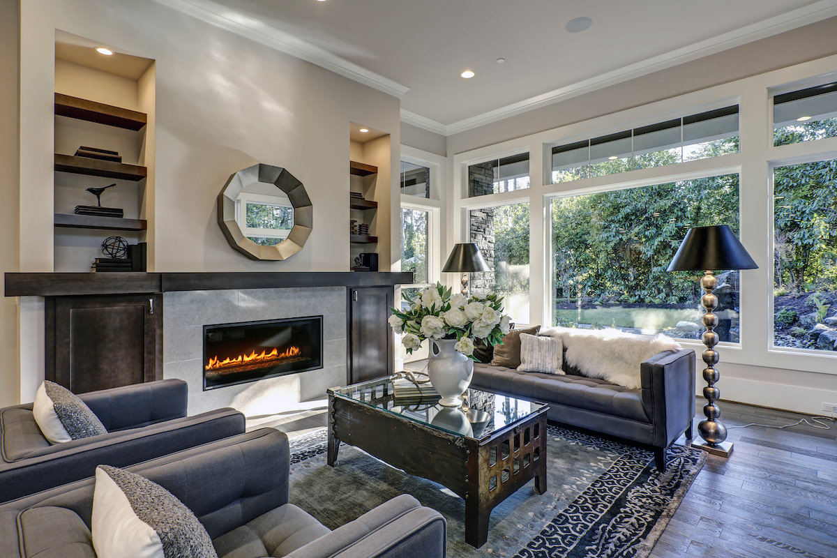 Northwest style living room